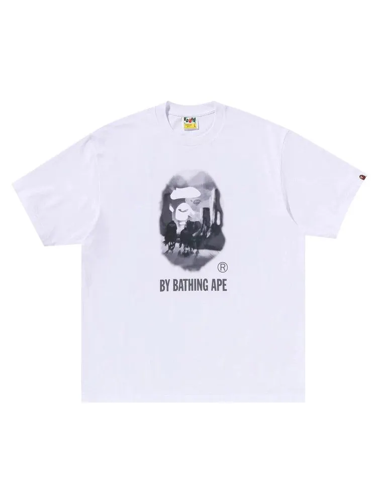 Футболка BAPE Painting By Bathing Ape Relaxed Fit Tee — изображение 1 из 3, белый