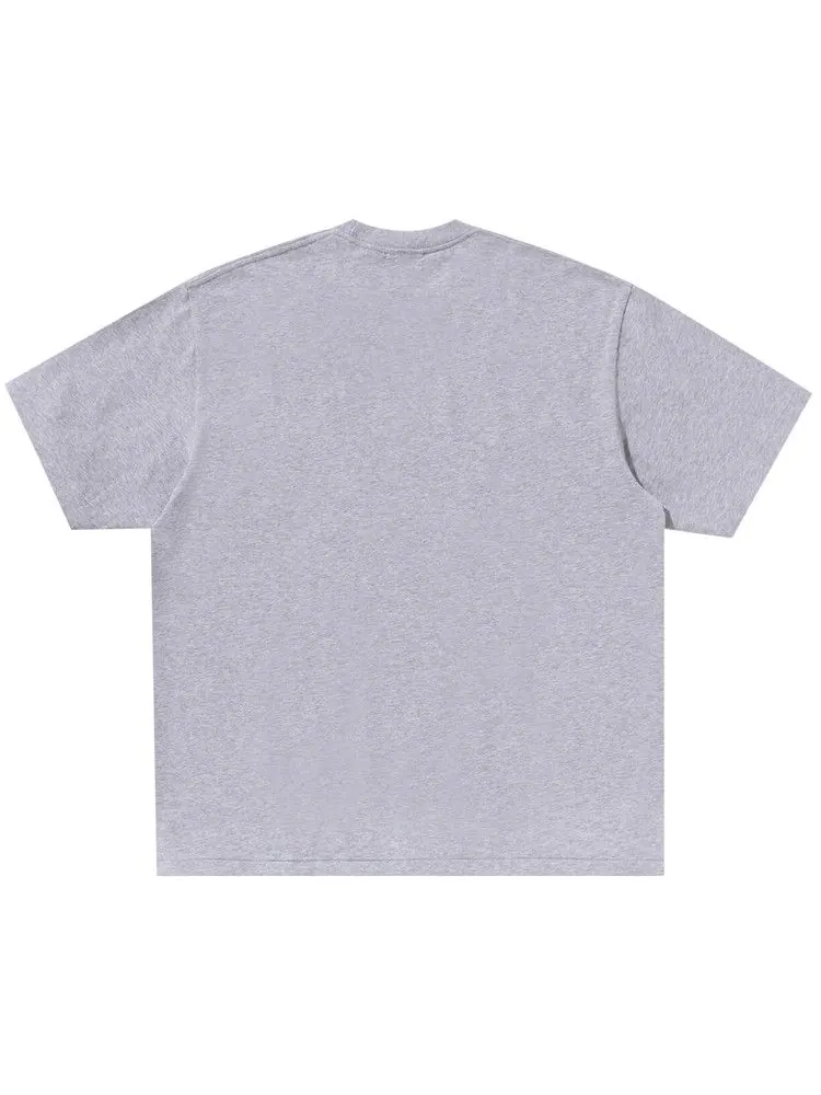 Футболка BAPE Shark Seijin Ape Head Relaxed Fit Tee — изображение 2 из 2, серый
