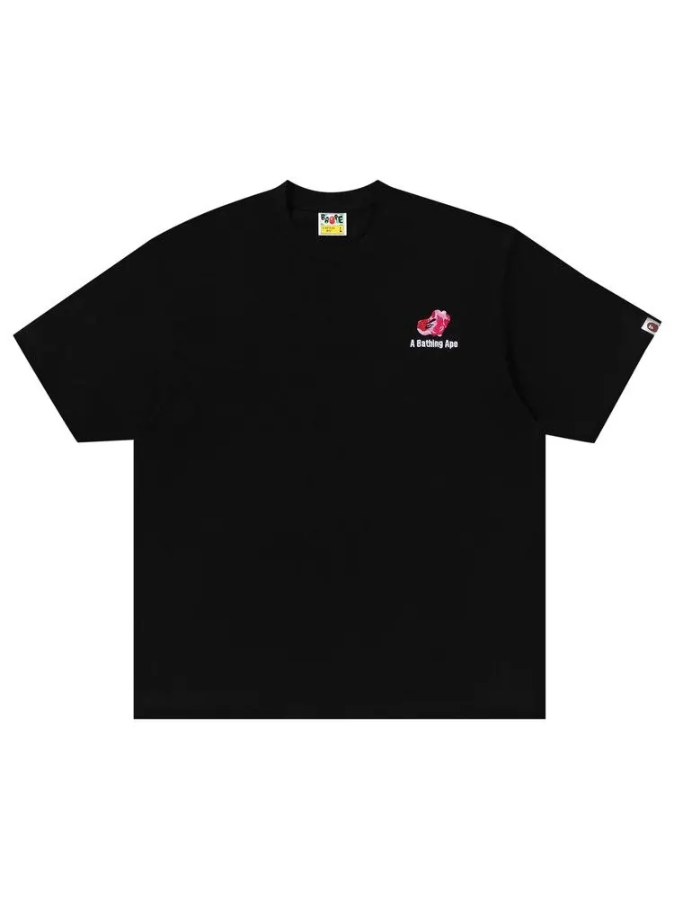 Футболка BAPE ABC Camo Logo Relaxed Fit Tee — изображение 1 из 3, черный