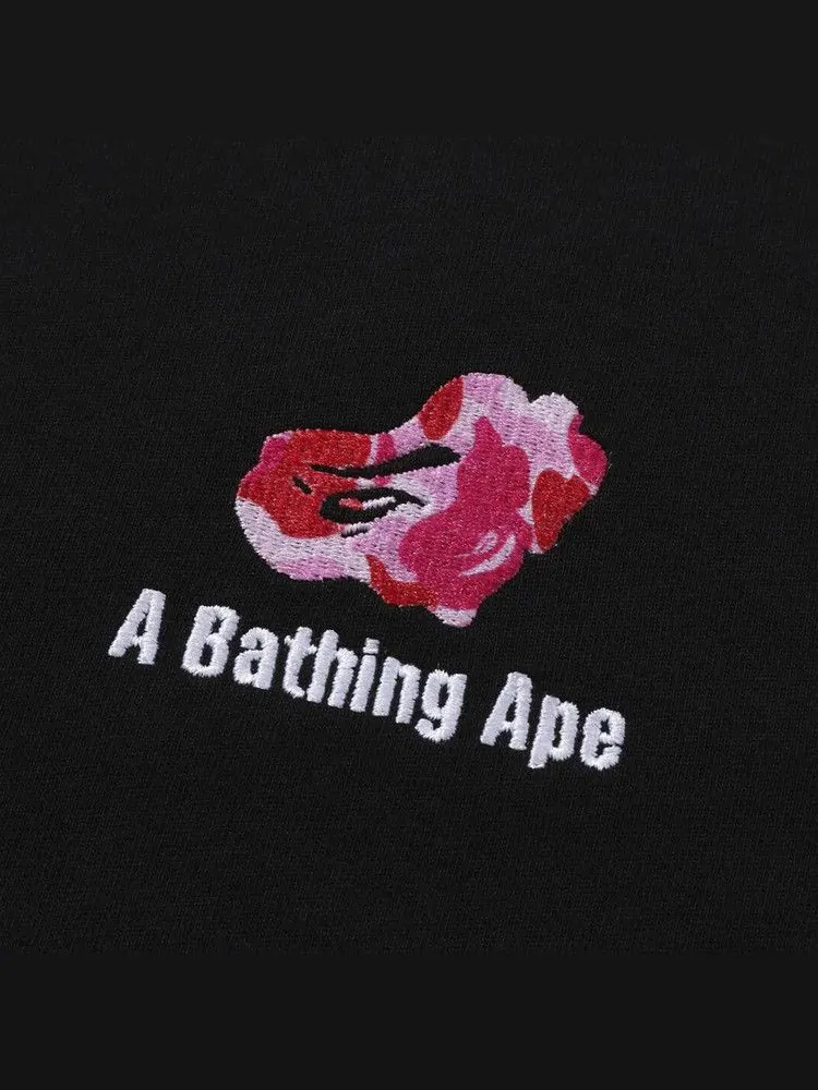 Футболка BAPE ABC Camo Logo Relaxed Fit Tee — изображение 3 из 3, черный