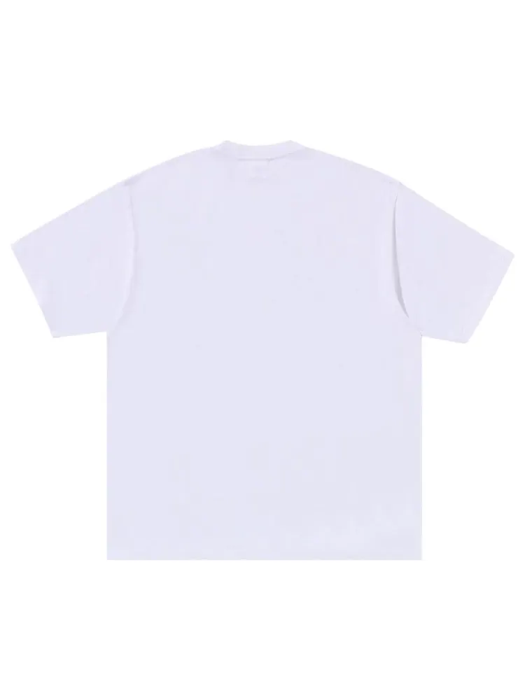 Футболка BAPE ABC Camo Logo Relaxed Fit Tee — изображение 2 из 3, белый