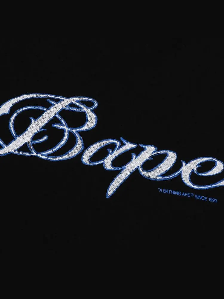 Футболка BAPE Logo Relaxed Fit Tee — изображение 3 из 4, черный