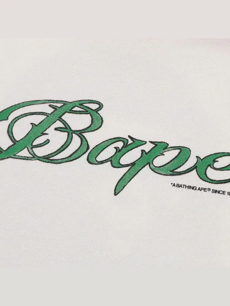 Футболка BAPE Logo Relaxed Fit Tee — изображение 3 из 4, белый