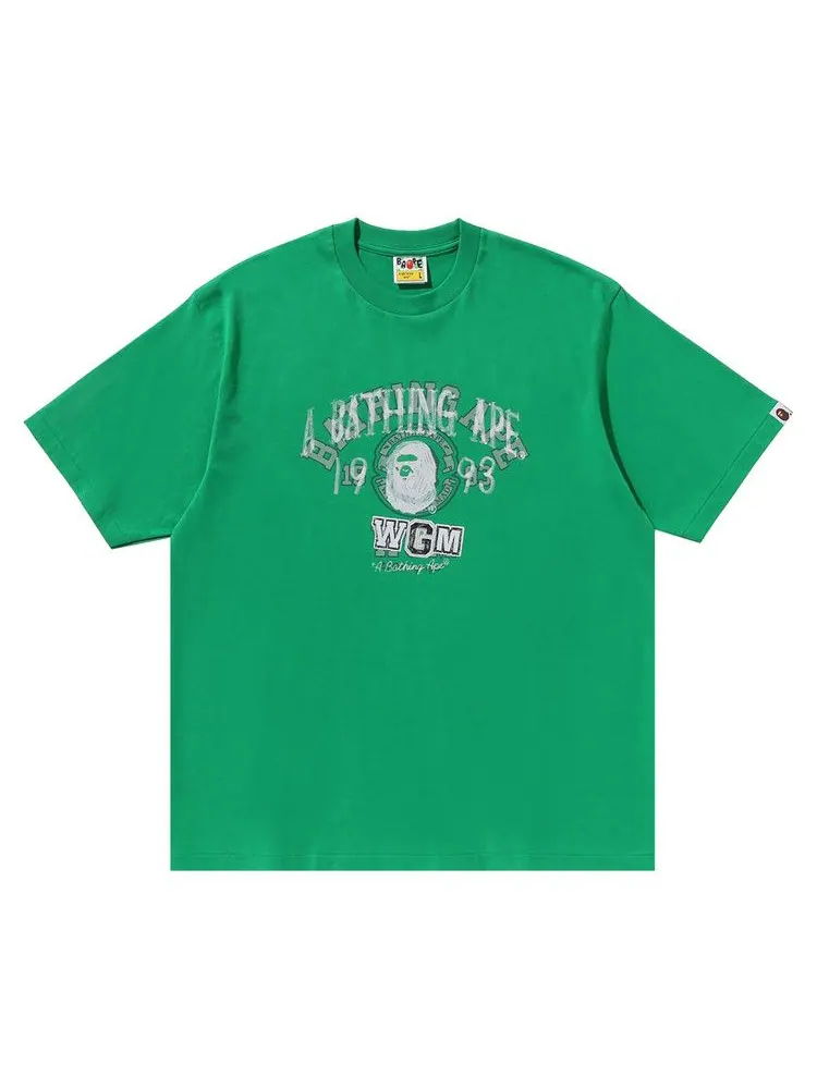 Футболка BAPE Layered College Relaxed Fit Tee — изображение 1 из 3, зеленый