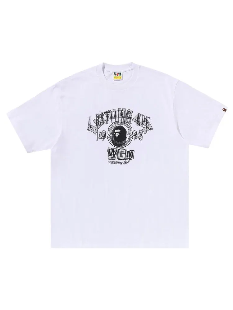 Футболка BAPE Layered College Relaxed Fit Tee — изображение 1 из 3, белый