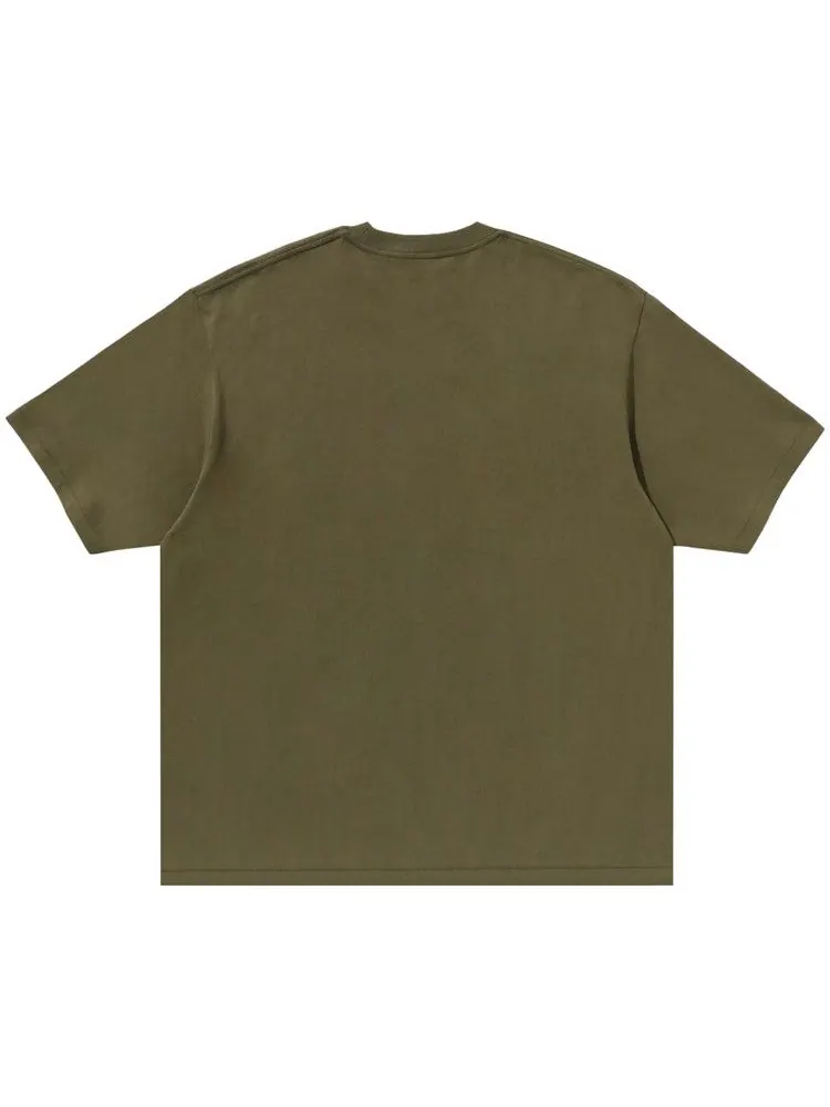 Футболка BAPE Blur Logo Relaxed Fit Tee — изображение 2 из 2, оливковый