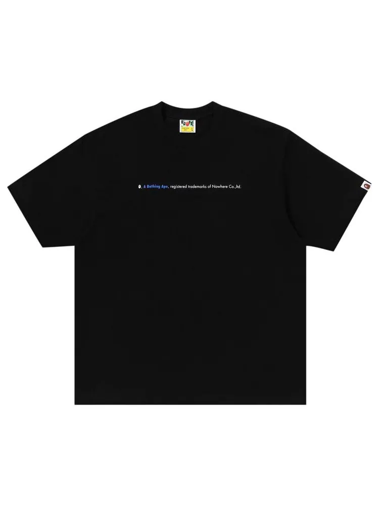 Футболка BAPE Hightlight Logo Relaxed Fit Tee — изображение 1 из 1, черный