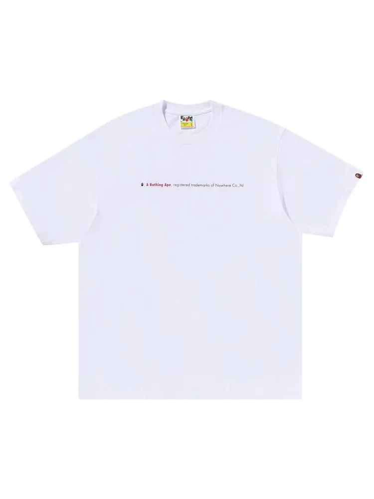 Футболка BAPE Hightlight Logo Relaxed Fit Tee — изображение 1 из 1, белый