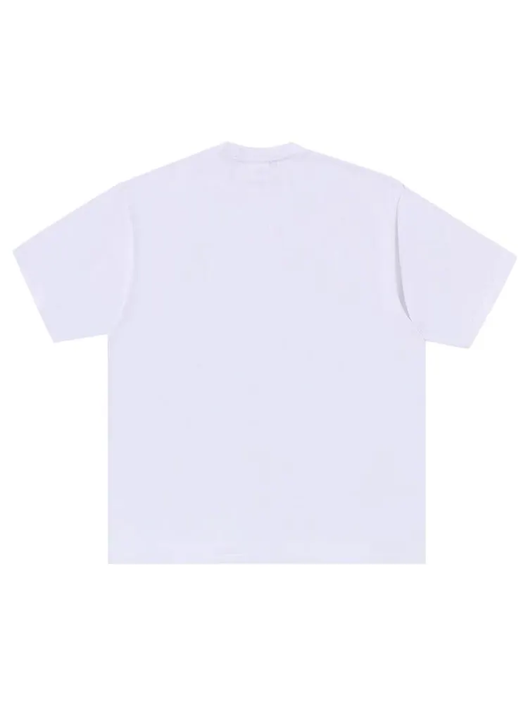 Футболка BAPE Marbling Camo Busy Works Relaxed Fit Tee — изображение 2 из 3, белый