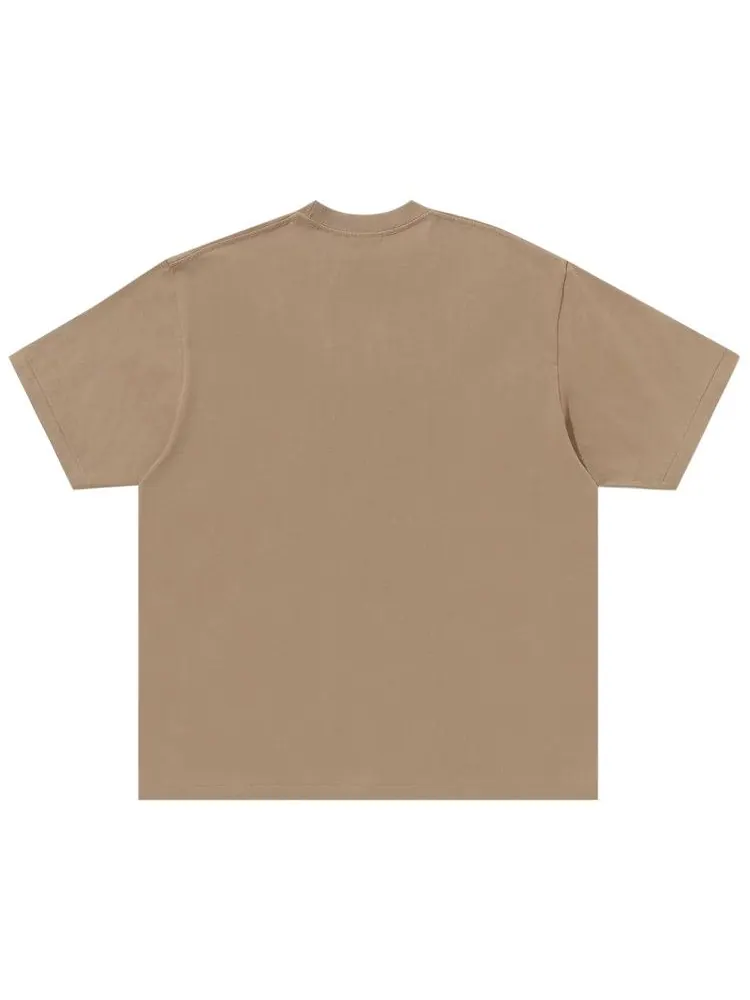 Футболка BAPE Sta Houndstooth By Bathing Ape Relaxed Fit Tee — изображение 2 из 3, бежевый