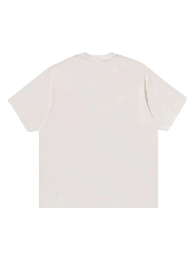 Футболка BAPE Sta Houndstooth By Bathing Ape Relaxed Fit Tee — изображение 2 из 3, белый