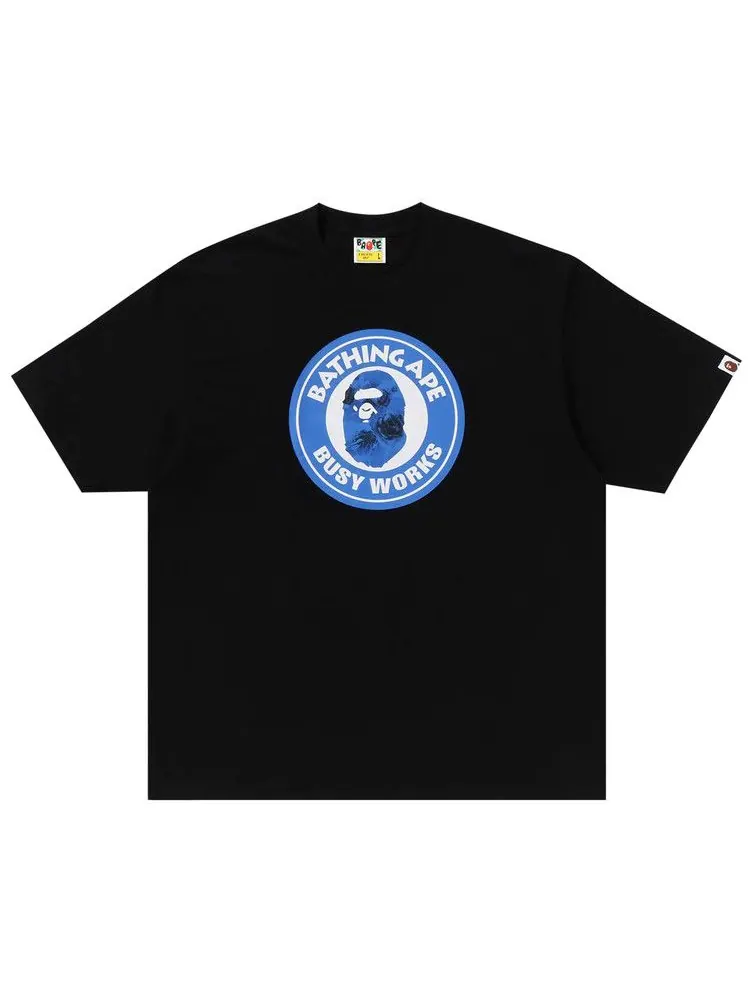 Футболка BAPE Floral Solid Camo Busy Works Relaxed Fit Tee — изображение 1 из 3, черный