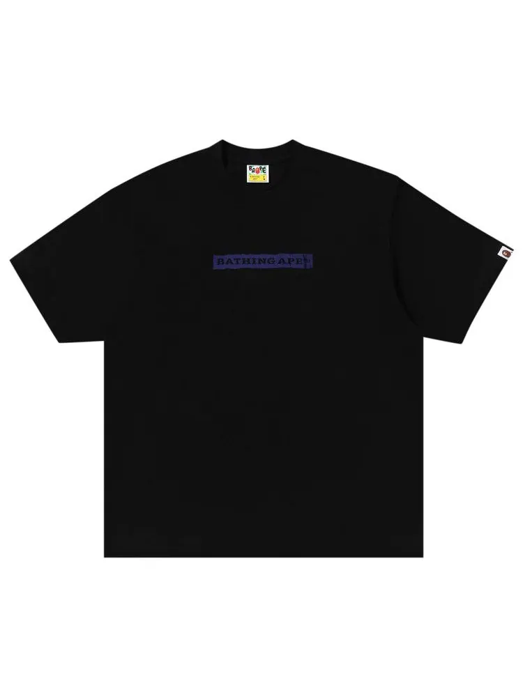 Футболка BAPE Screen Print Stencil Logo Relaxed Fit Tee — изображение 1 из 2, черный