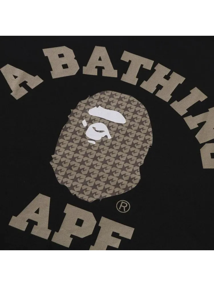 Футболка BAPE Sta Houndstooth College Relaxed Fit Tee — изображение 3 из 3, черный