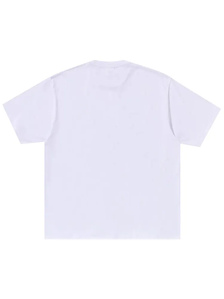 Футболка BAPE Crest College Logo Relaxed Fit Tee — изображение 2 из 2, белый