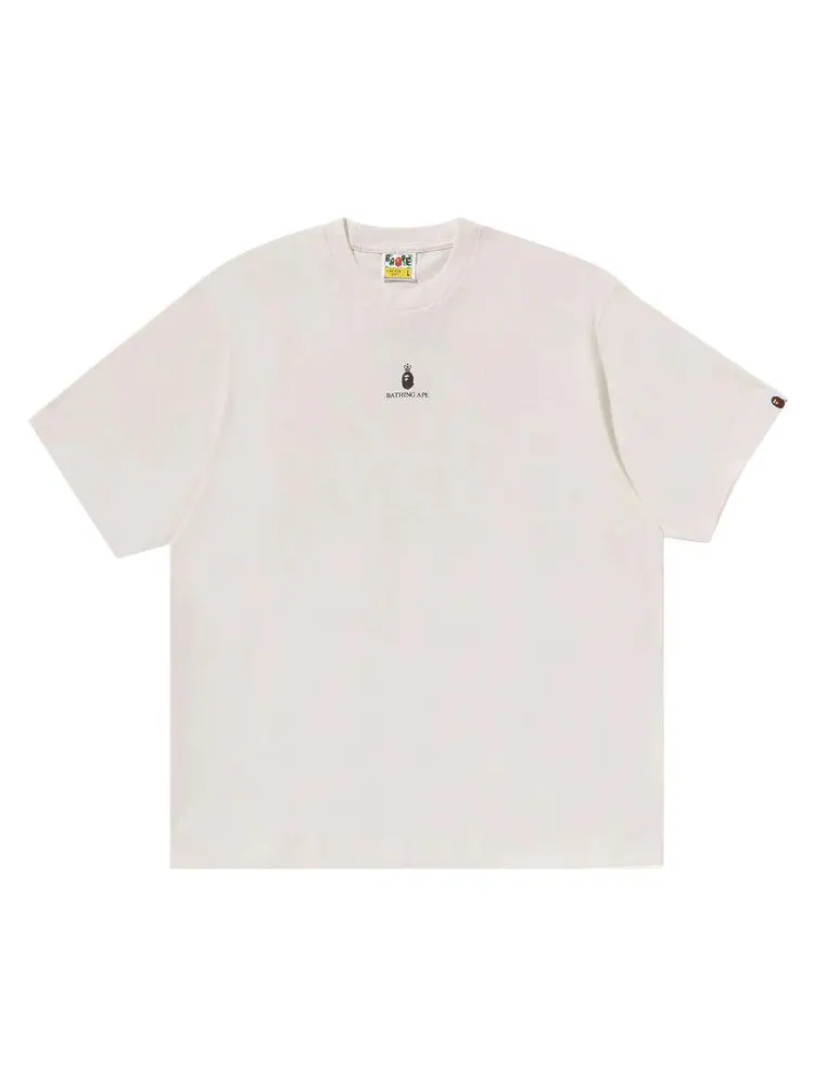 Футболка BAPE College Logo Relaxed Fit Tee — изображение 1 из 2, белый