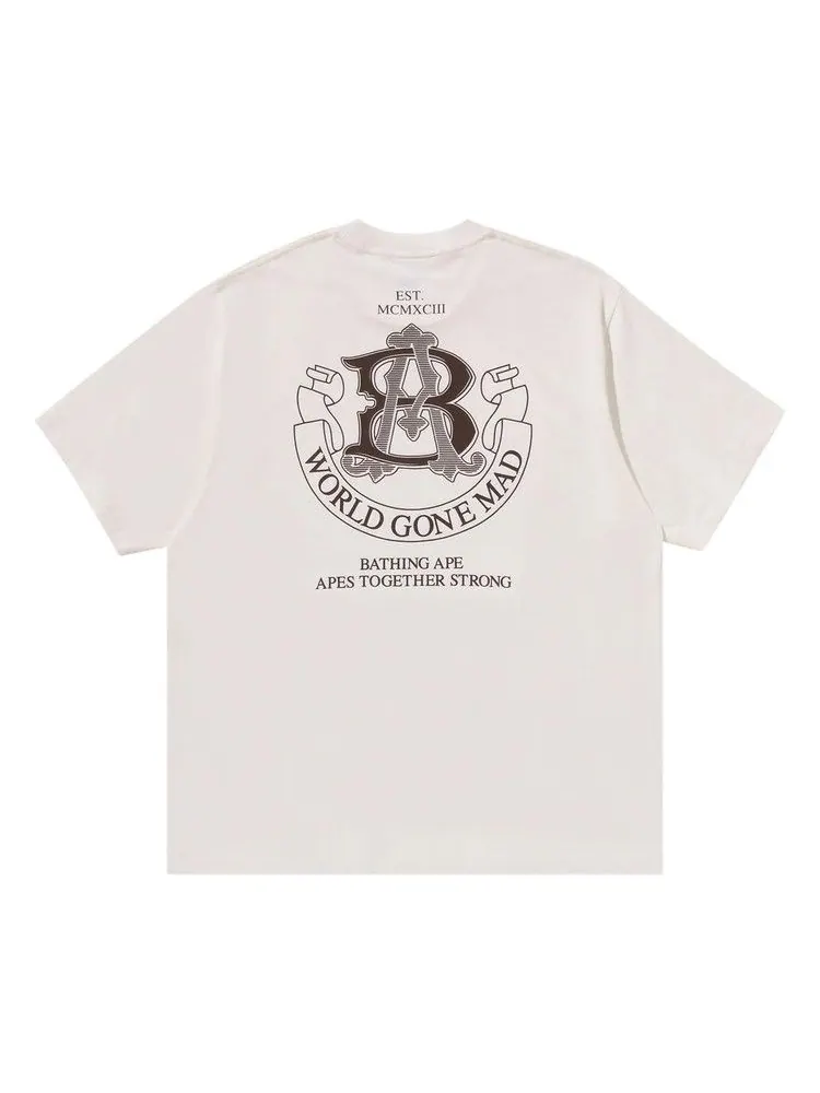 Футболка BAPE College Logo Relaxed Fit Tee — изображение 2 из 2, белый