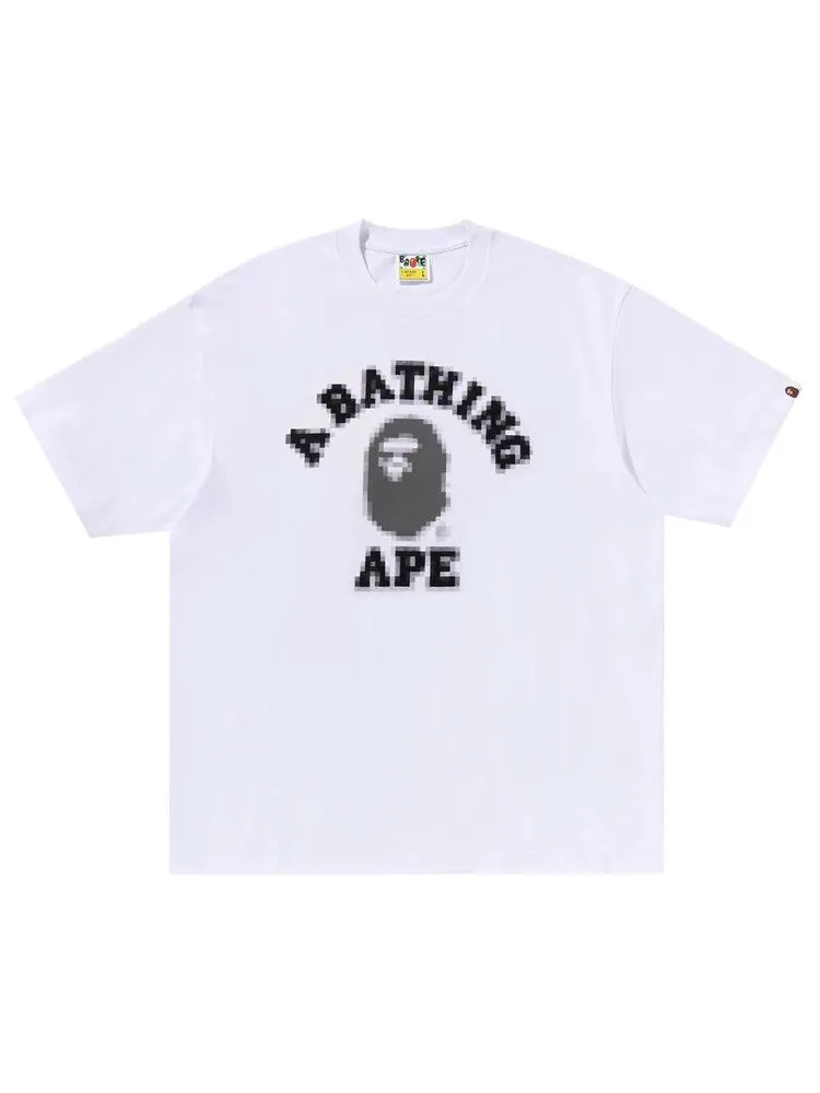Футболка BAPE Pixal College Relaxed Fit Tee — изображение 1 из 2, белый