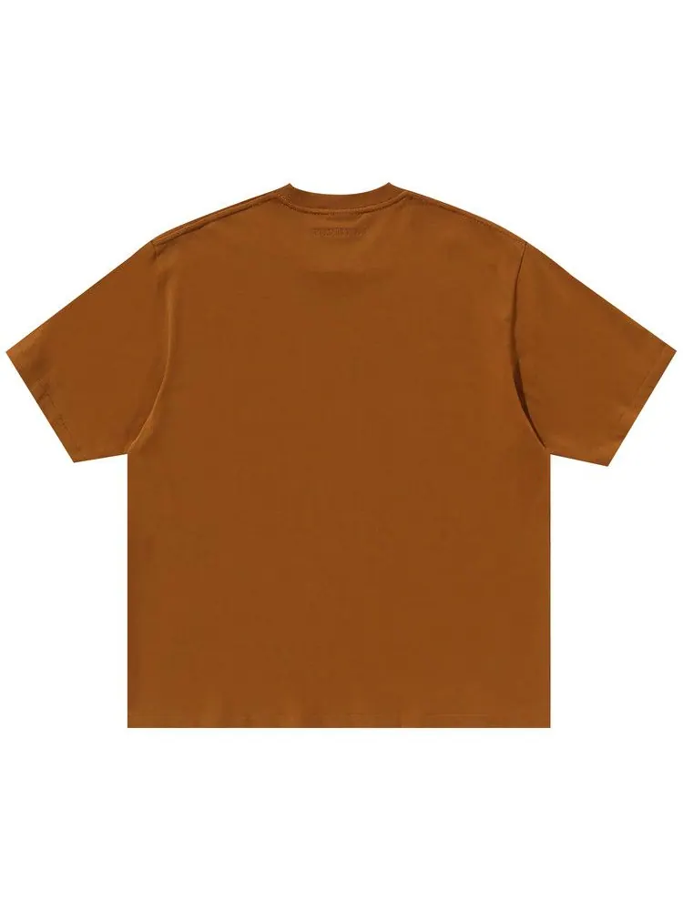 Футболка BAPE One Point Relaxed Fit Tee — изображение 2 из 2, коричневый