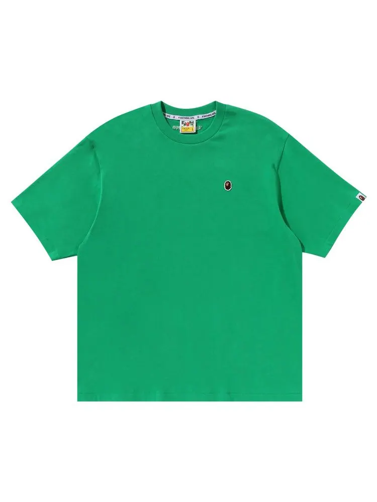 Футболка BAPE One Point Relaxed Fit Tee — изображение 1 из 2, зеленый