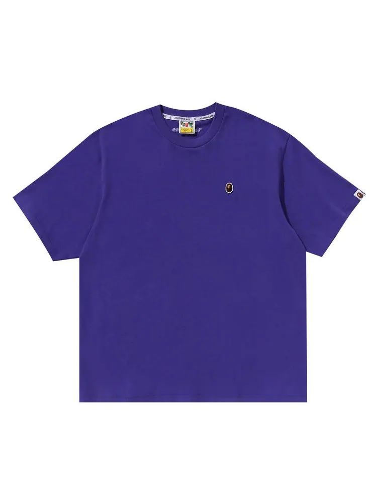 Футболка BAPE One Point Relaxed Fit Tee 'Purple' — изображение 1 из 2, фиолетовый