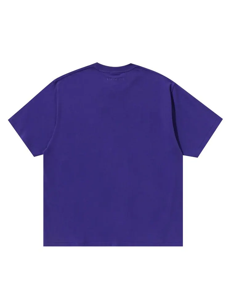Футболка BAPE One Point Relaxed Fit Tee 'Purple' — изображение 2 из 2, фиолетовый