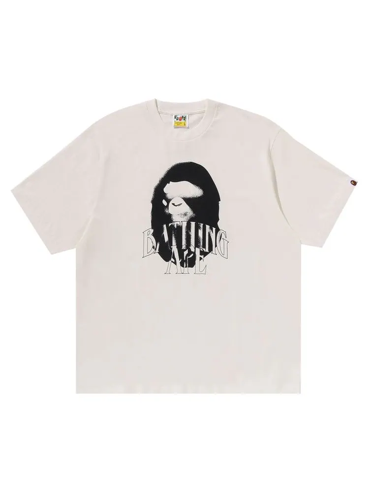 Футболка BAPE Spray Print Logo Relaxed Fit Tee — изображение 1 из 2, белый