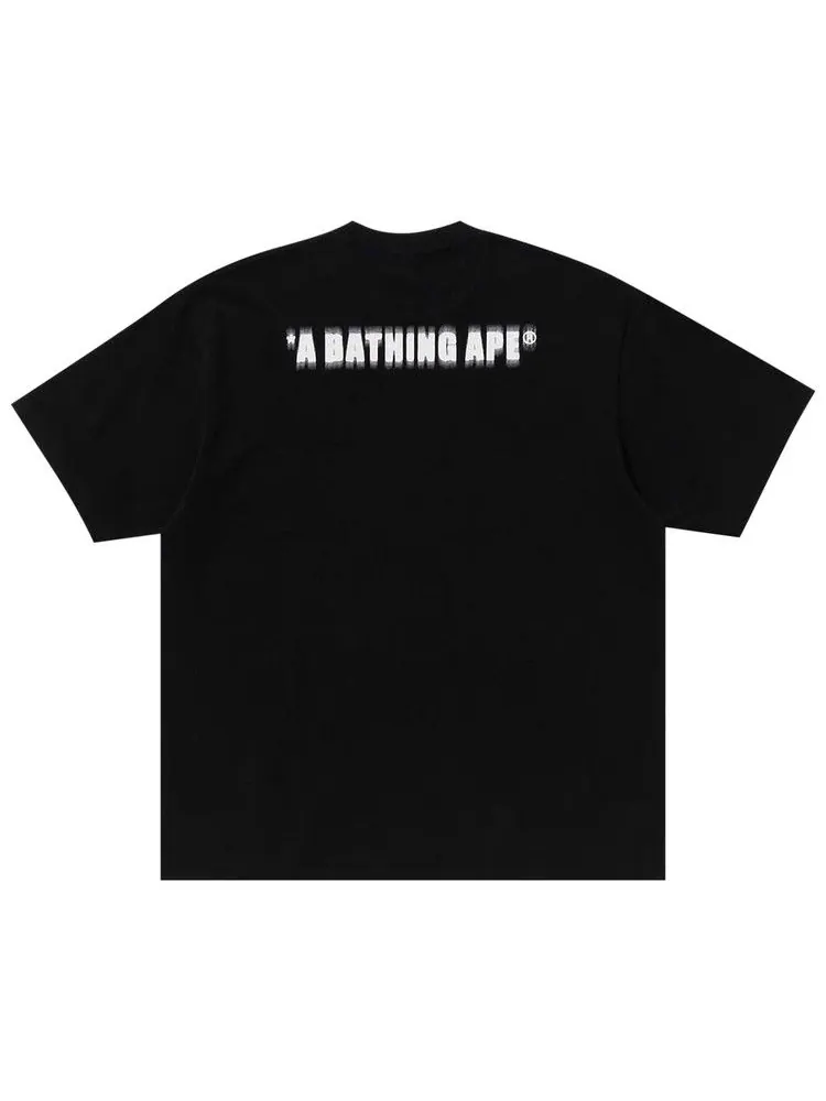 Футболка BAPE Pixel Ape Head Relaxed Fit Tee — изображение 2 из 2, черный