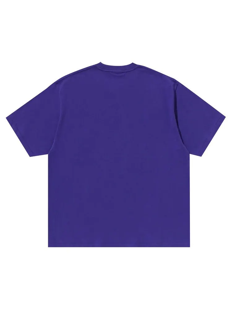 Футболка BAPE Gothic College Relaxed Fit Tee — изображение 2 из 3, фиолетовый