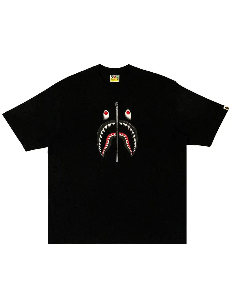 Футболка BAPE 3D Shark Relaxed Fit Tee — изображение 1 из 1, черный
