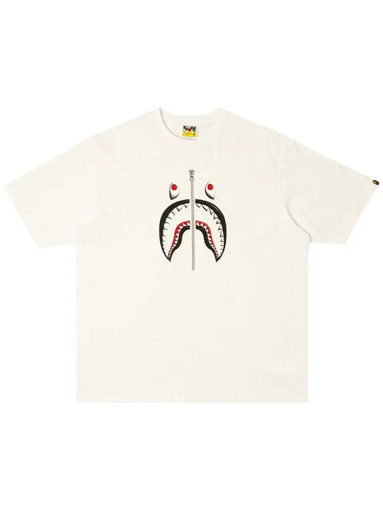 Футболка BAPE 3D Shark Relaxed Fit Tee — изображение 1 из 1, белый