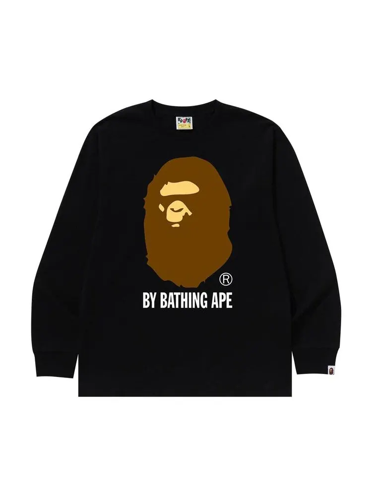 Футболка BAPE By Bathing Ape Long-Sleeve Tee — изображение 1 из 1, черный