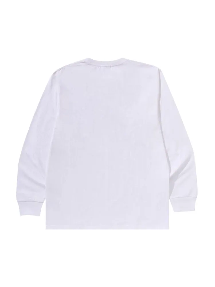 Футболка BAPE By Bathing Ape Long-Sleeve Tee — изображение 2 из 2, белый