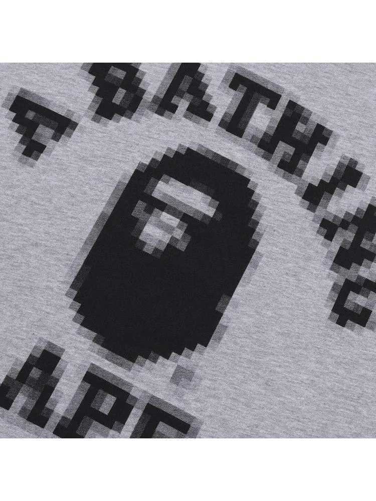 Футболка BAPE College Relaxed Fit Long-Sleeve Tee — изображение 3 из 3, серый