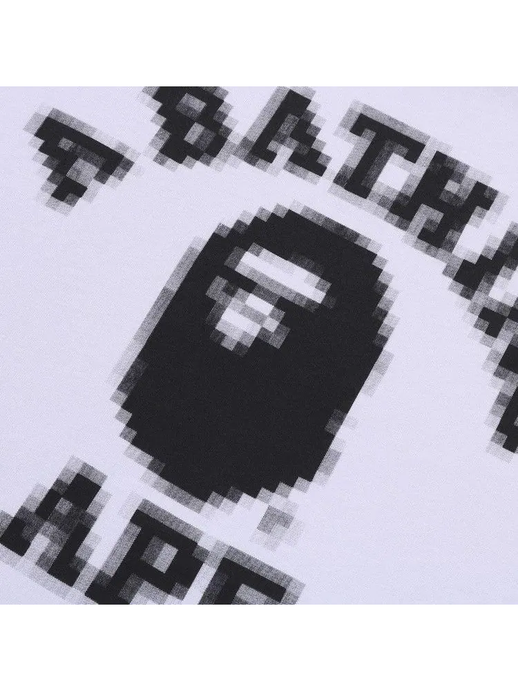 Футболка BAPE College Relaxed Fit Long-Sleeve Tee — изображение 3 из 3, белый