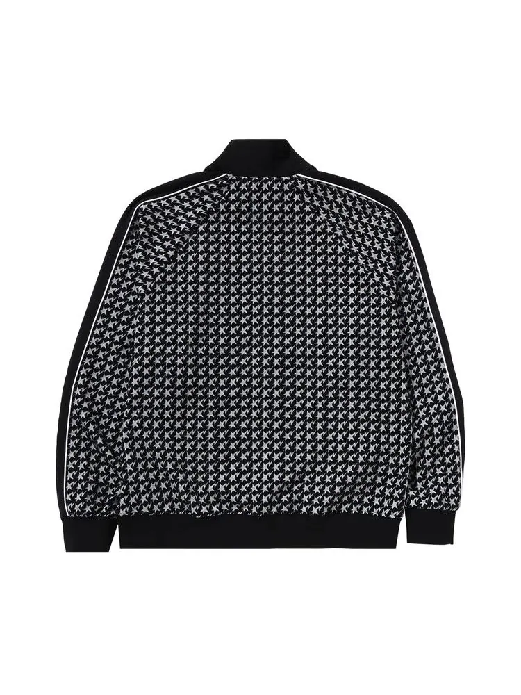 Спортивная куртка BAPE Sta Houndstooth Jacquard Track Jacket — изображение 2 из 3, черный