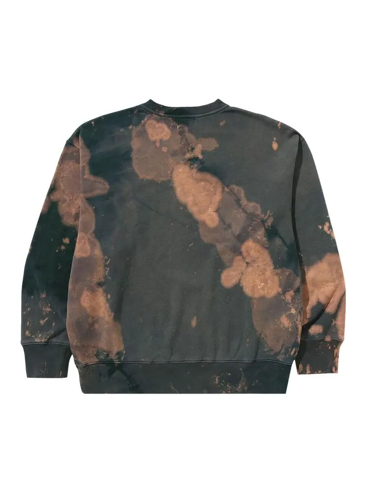 Толстовка BAPE Tie Dye Ape Head Relaxed Fit Crewneck Sweatshirt — изображение 2 из 2, бежевый