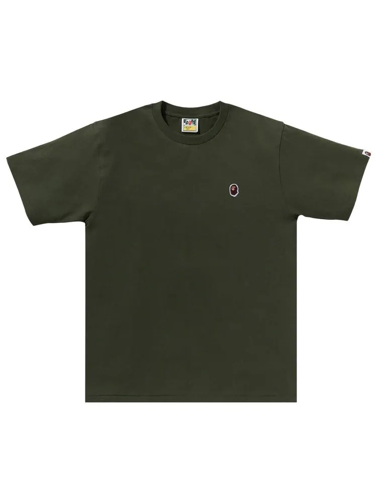 Футболка BAPE One Point Tee — изображение 1 из 1, оливковый