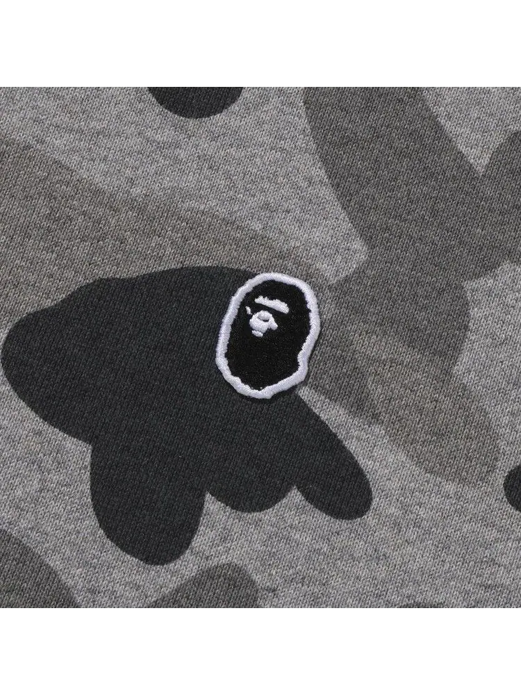 Свитер BAPE Camo Ape Head One Point Crewneck Sweat — изображение 3 из 3, серый