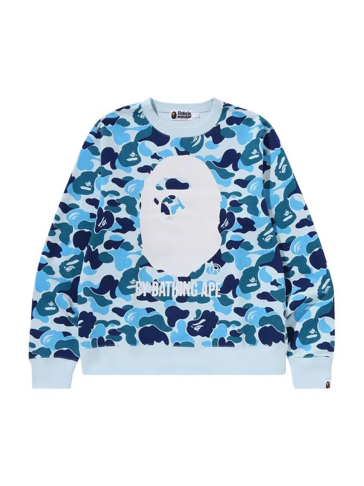 Свитер BAPE ABC Camo By Bathing Ape Crewneck Sweat — изображение 1 из 3, синий