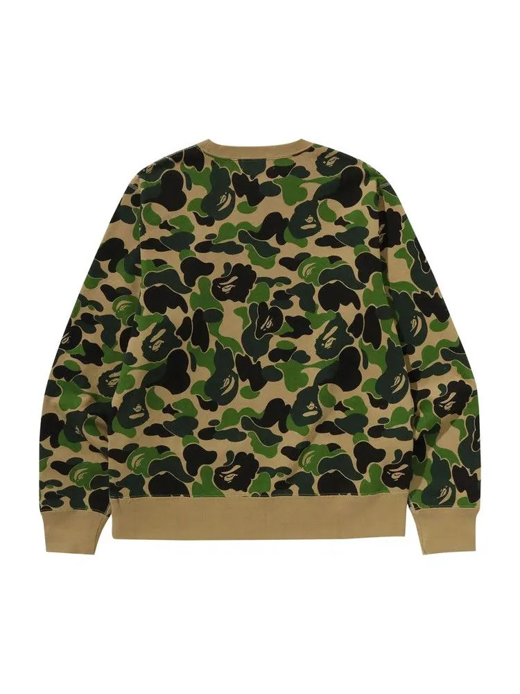 Свитер BAPE ABC Camo By Bathing Ape Crewneck Sweat — изображение 2 из 3, зеленый