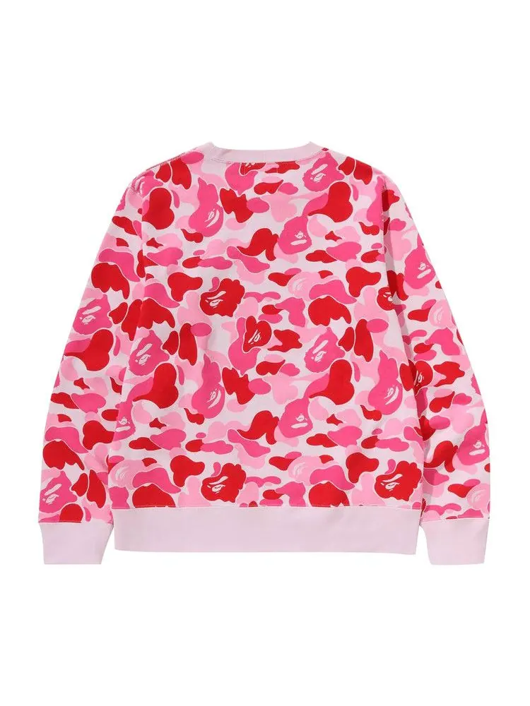Свитер BAPE ABC Camo By Bathing Ape Crewneck Sweat — изображение 2 из 3, розовый