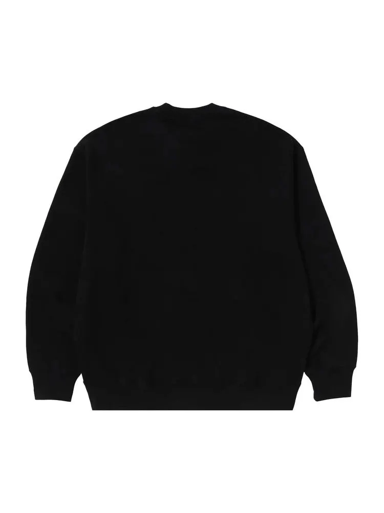 Толстовка BAPE ABC Camo Ape Head Relaxed Fit Crewneck Sweatshirt — изображение 2 из 2, черный