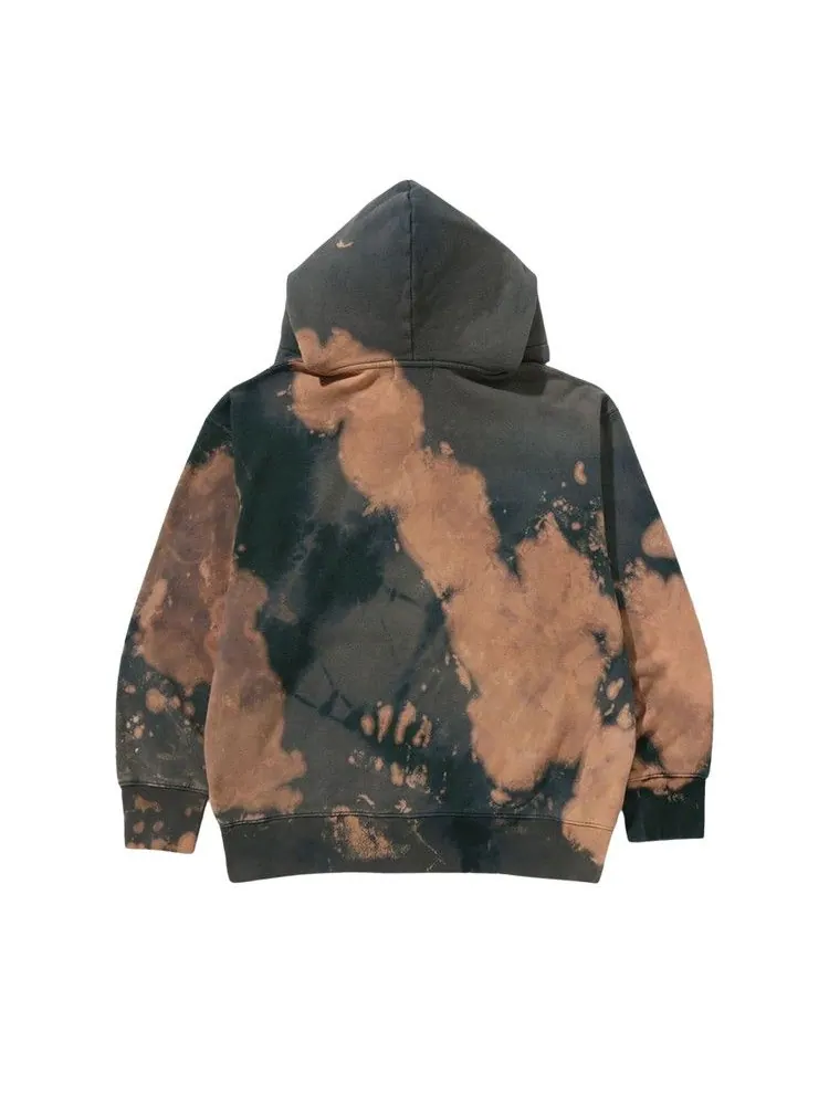 Худи BAPE Tie Dye College Relaxed Fit Pullover Hoodie — изображение 2 из 3, бежевый