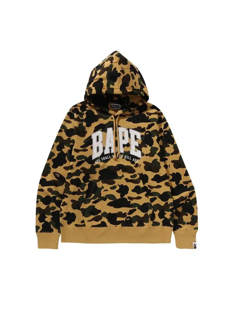 Худи BAPE 1st Camo Pullover Hoodie — изображение 1 из 2, желтый