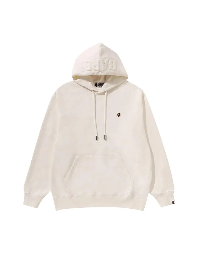 Худи BAPE One Point Relaxed Fit Pullover Hoodie — изображение 1 из 3, белый