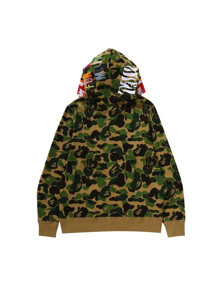 Худи BAPE Camo Tiger Full Zip Hoodie — изображение 2 из 2, зеленый