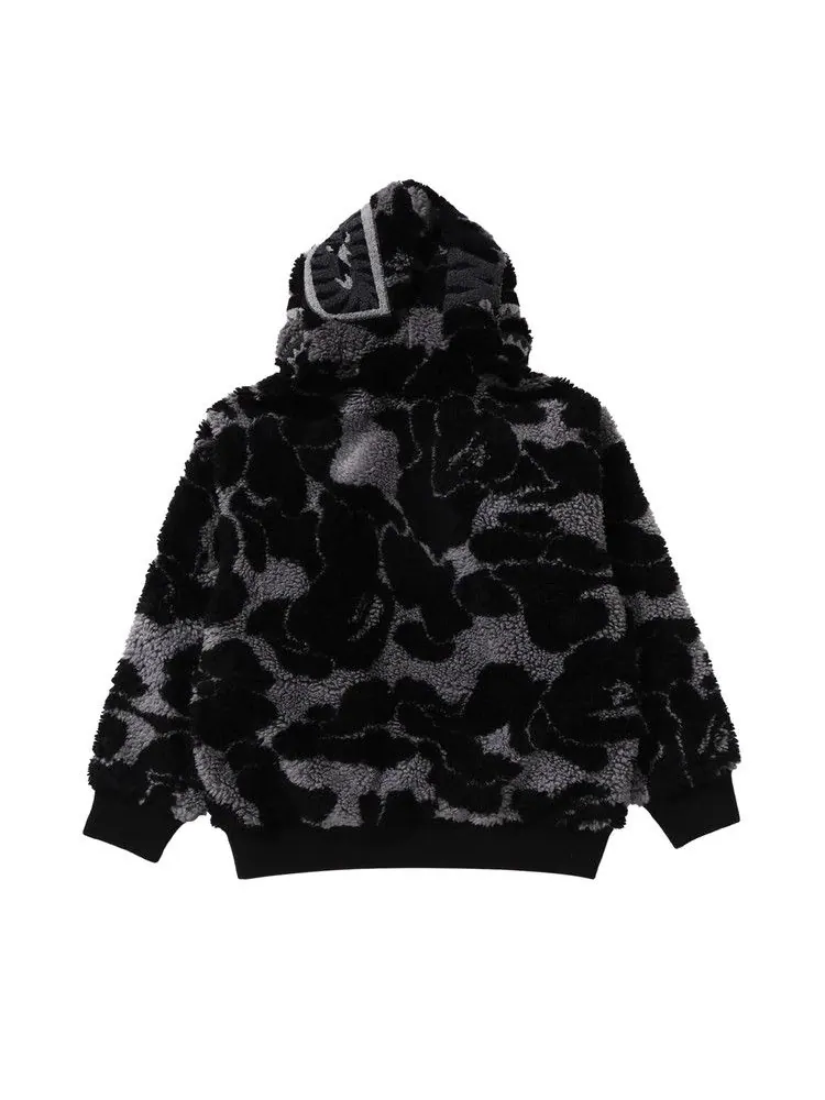 Худи BAPE ABC Camo Boa Shark Relaxed Fit Full Zip Hoodie — изображение 2 из 2, черный