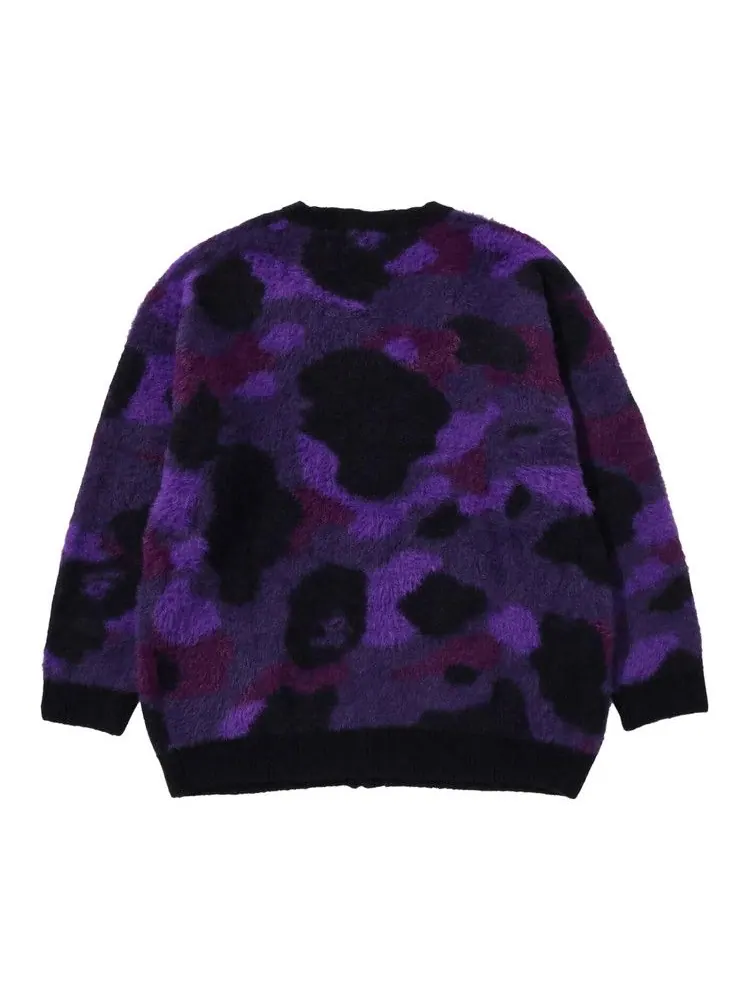 Кардиган BAPE Color Camo Cardigan — изображение 2 из 2, фиолетовый