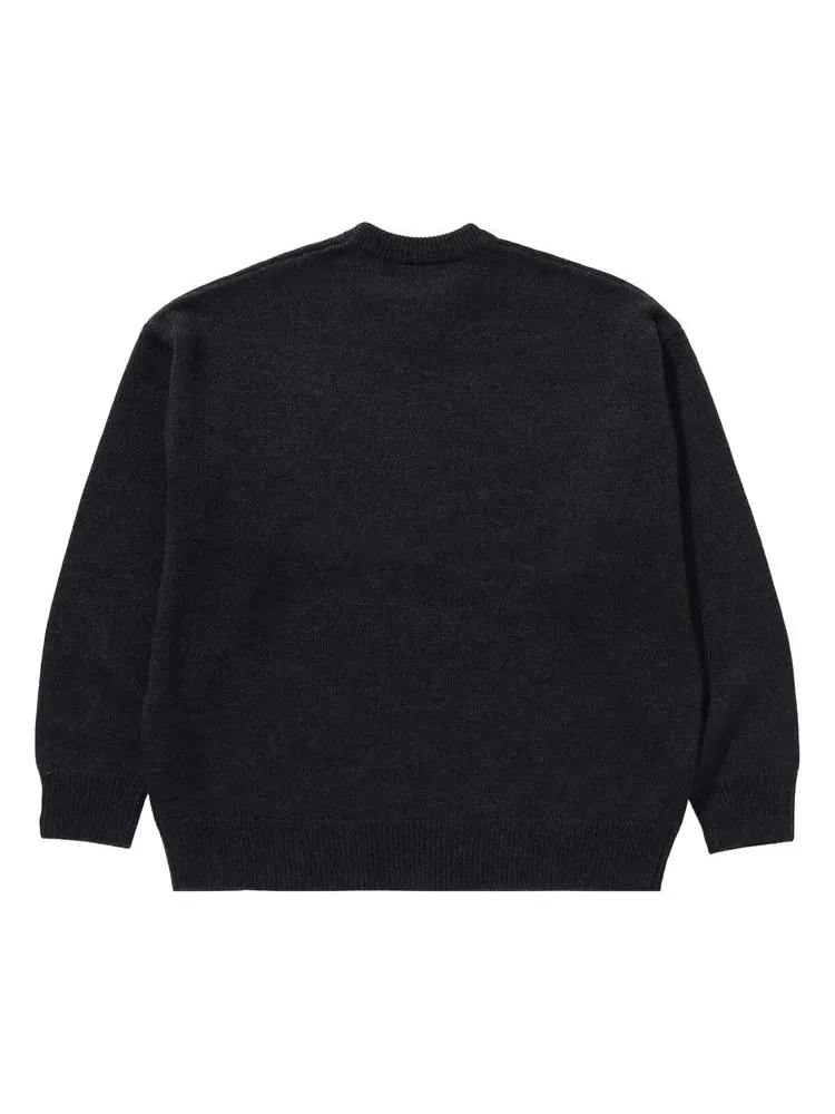 Свитер BAPE One Point Relaxed Fit Sweater — изображение 2 из 3, темно-серый